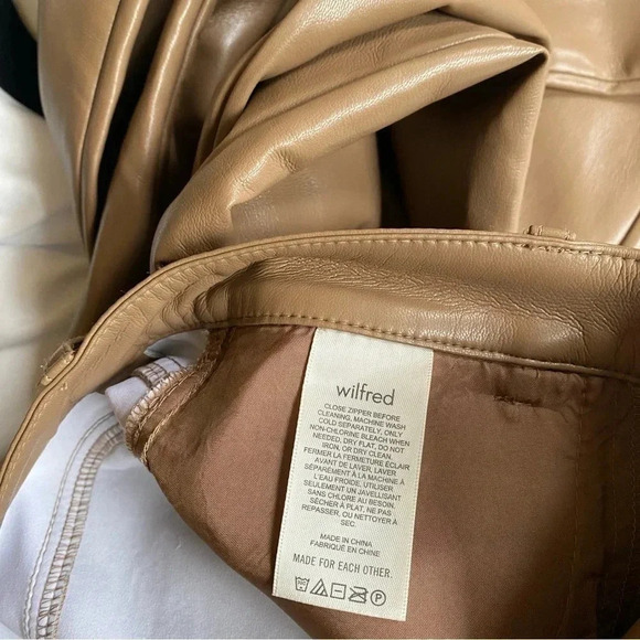 NWT Aritzia Melina pants brown chestnut 2 - Picture 2 of 8